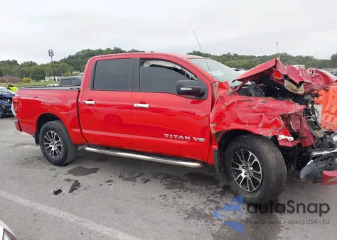 2020 Nissan Titan Sv 4X2 из США, поврежденный, VIN 1N6AA1EF2LN507281